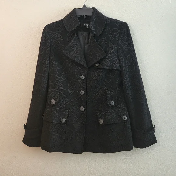 Nine West blazer size 6 color Black Long sleeves - Picture 4 of 15